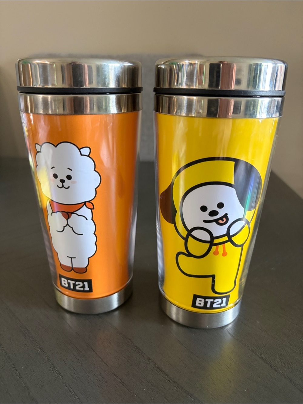 Insulated Character Travel Tumbler - Yellow & Orange